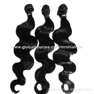 100% Virgin hair extension, grade 5A, unprocessed hair